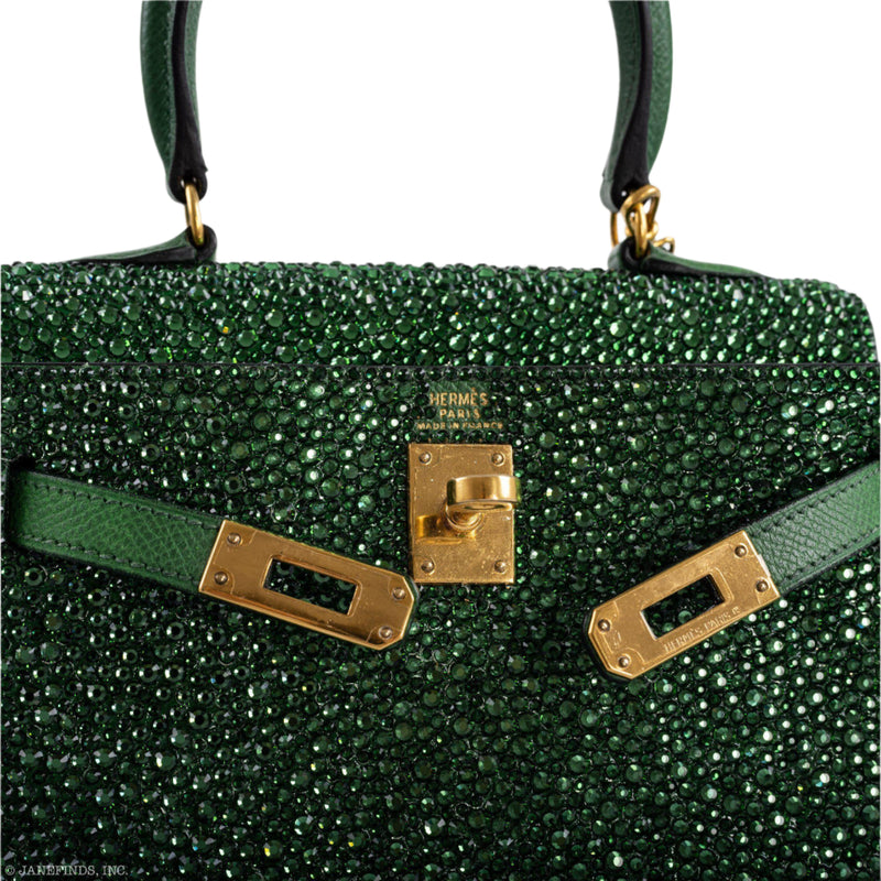 Interior view of Hermes Kelly of Oz 20 with Chèvre lining

