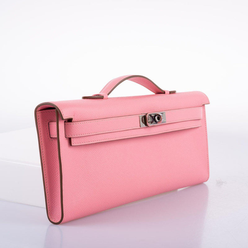 Back view highlighting smooth Epsom leather finish