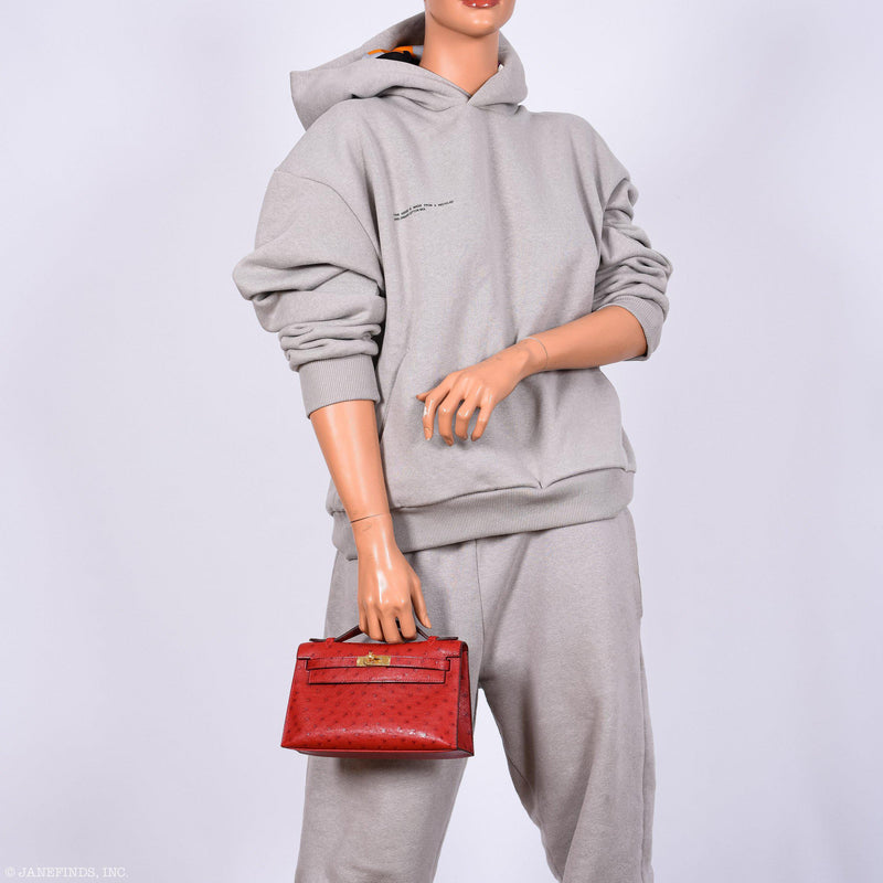  Angled view highlighting texture and gold hardware details