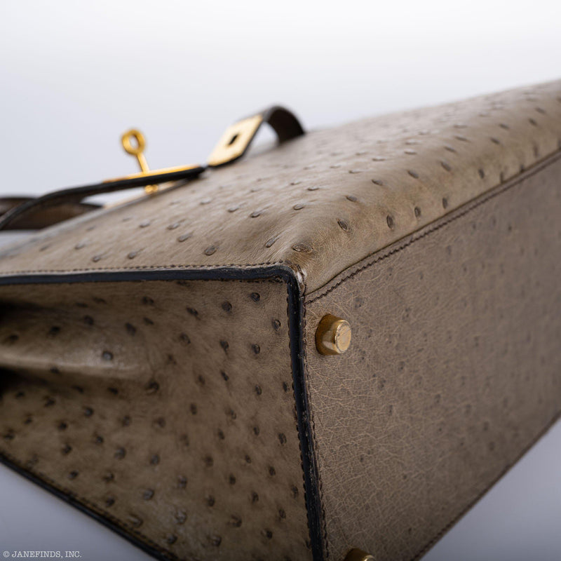 Close-up of interior stitching and lining detail