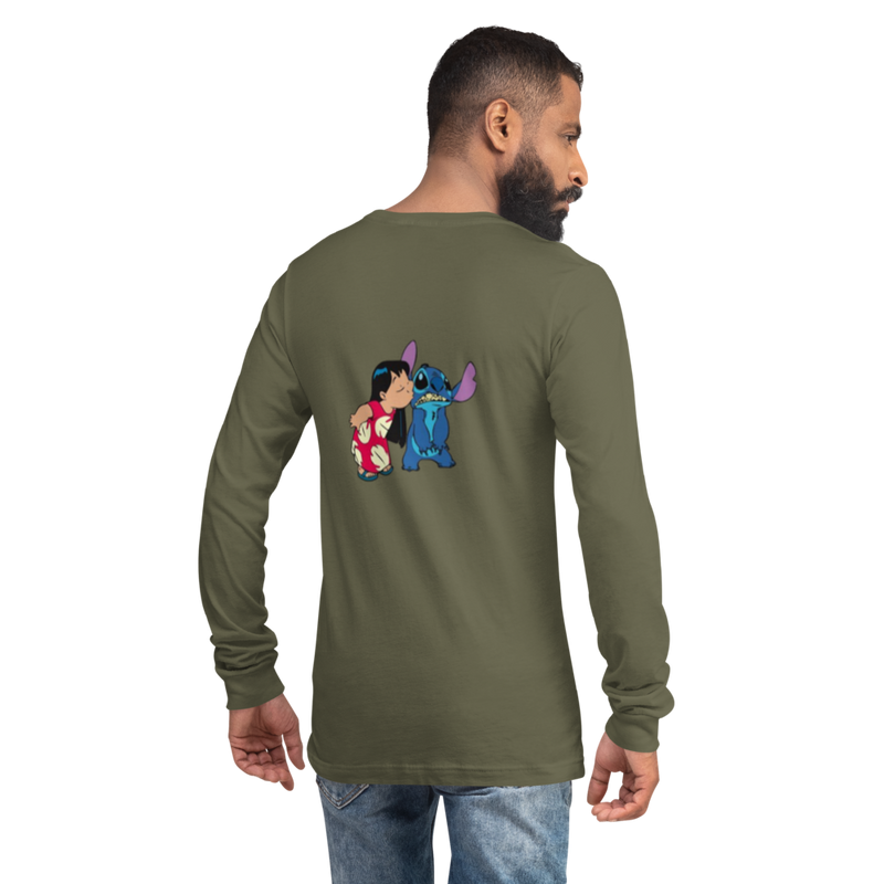 Unisex Long Sleeve T-Shirt – Lilo & Stitch Design