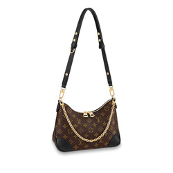 Front view of the Louis Vuitton Boulogne Bag in Monogram canvas