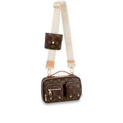 Front view of the Louis Vuitton Utility Crossbody in Monogram canvas