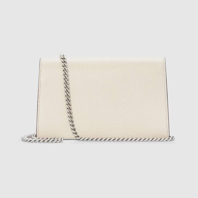 Gucci Dionysus Super Mini White Leather Bag
