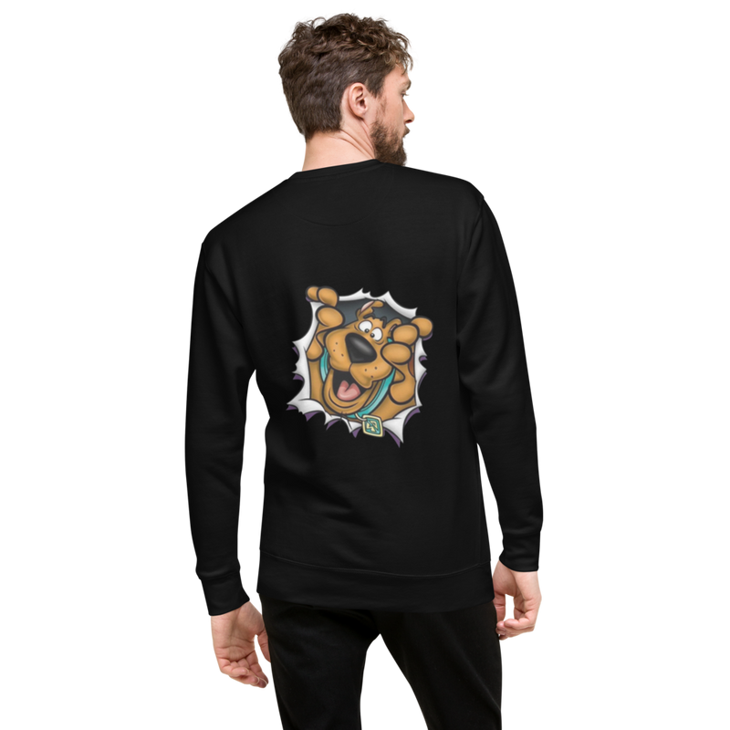 Unisex Premium Sweatshirt – Scooby-Doo Print