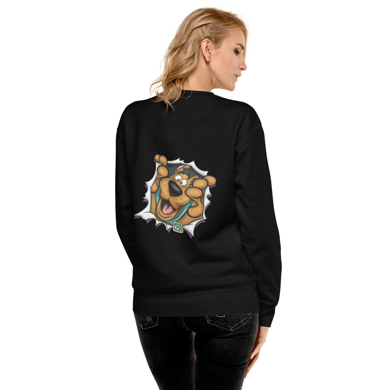 Unisex Premium Sweatshirt – Scooby-Doo Print