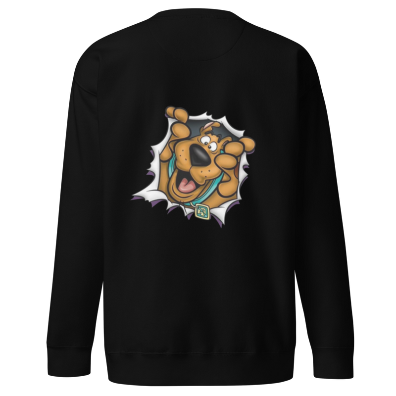 Unisex Premium Sweatshirt – Scooby-Doo Print