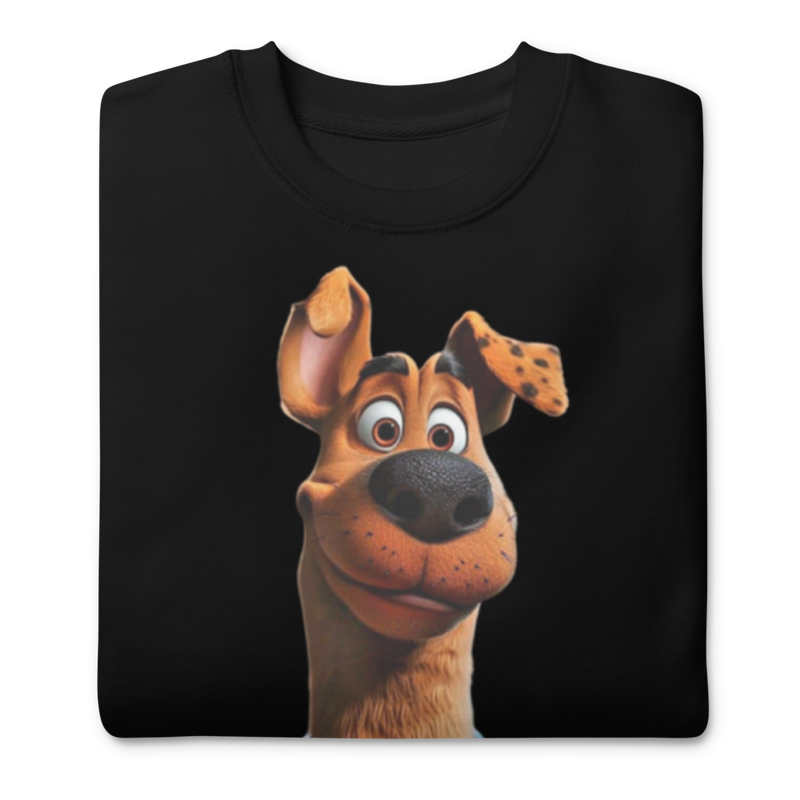 Unisex Premium Sweatshirt – Scooby-Doo Print