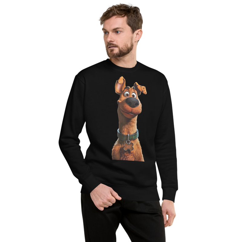 Unisex Premium Sweatshirt – Scooby-Doo Print