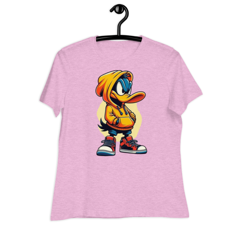 Women's Relaxed T-Shirt – Daffy Duck Print